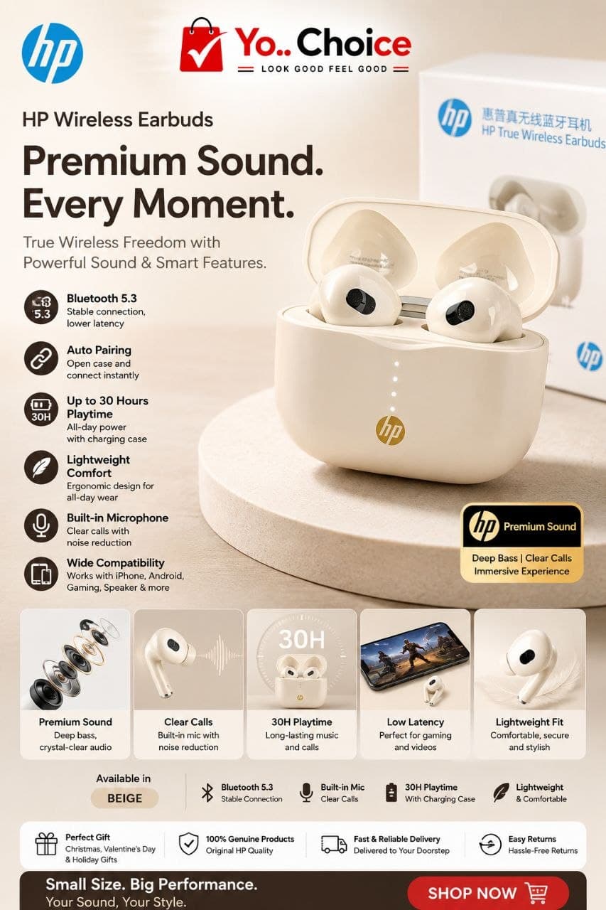 HP Wireless Earbuds C006SN