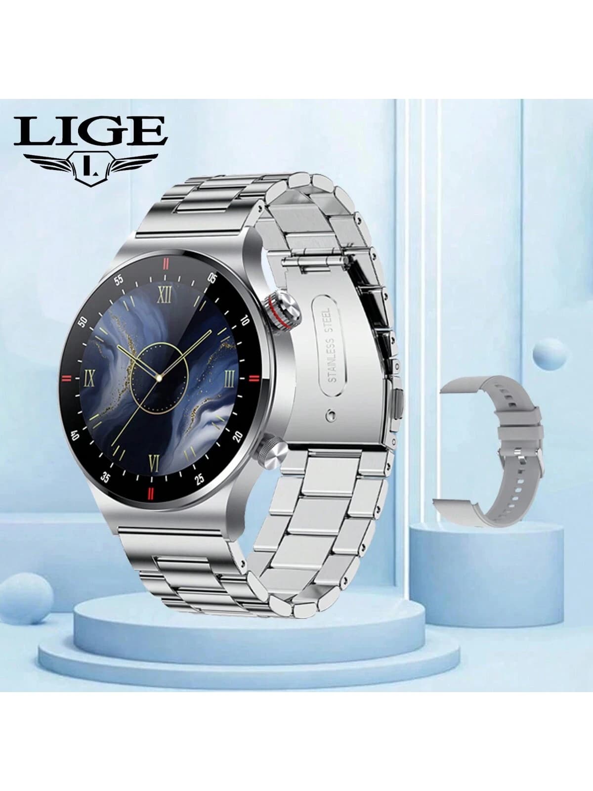 NFC Smart Watch for Men β Access Control, Fitness Tracking & Health Monitoring