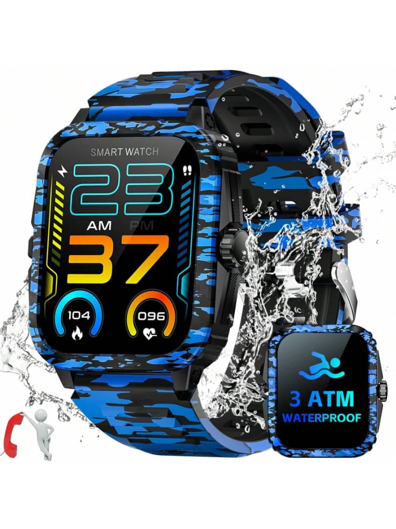 L081SN EIGIIS 1.96" Large Screen Men's Smartwatch