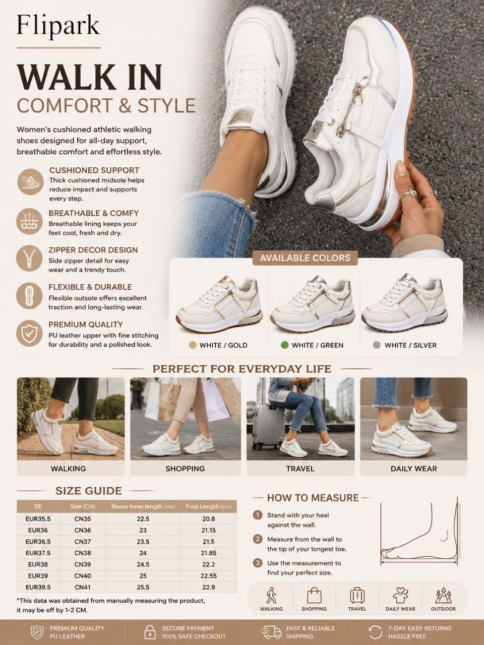 SCKMEU. 2026 Women's Spring New Fashion Casual Versatile Lightweight Comfortable Outdoor Running Sports Shoes D003SN