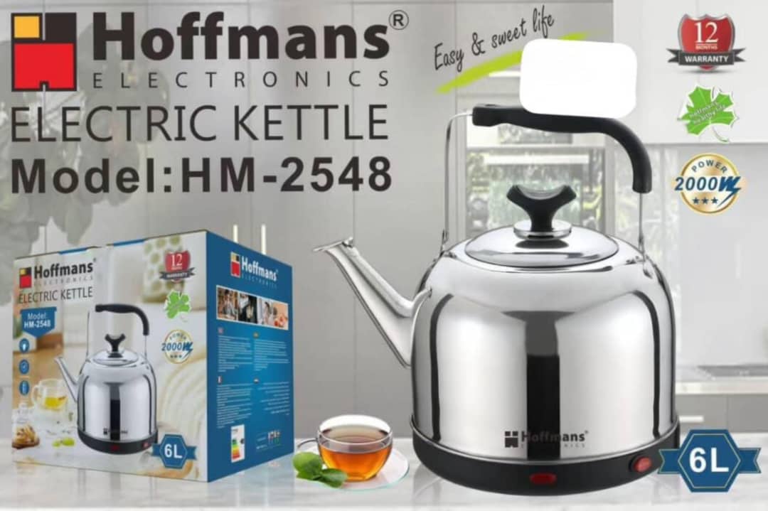 Hoffmans Electric Kettle HM 2548 β 2000W | 6L π₯π§