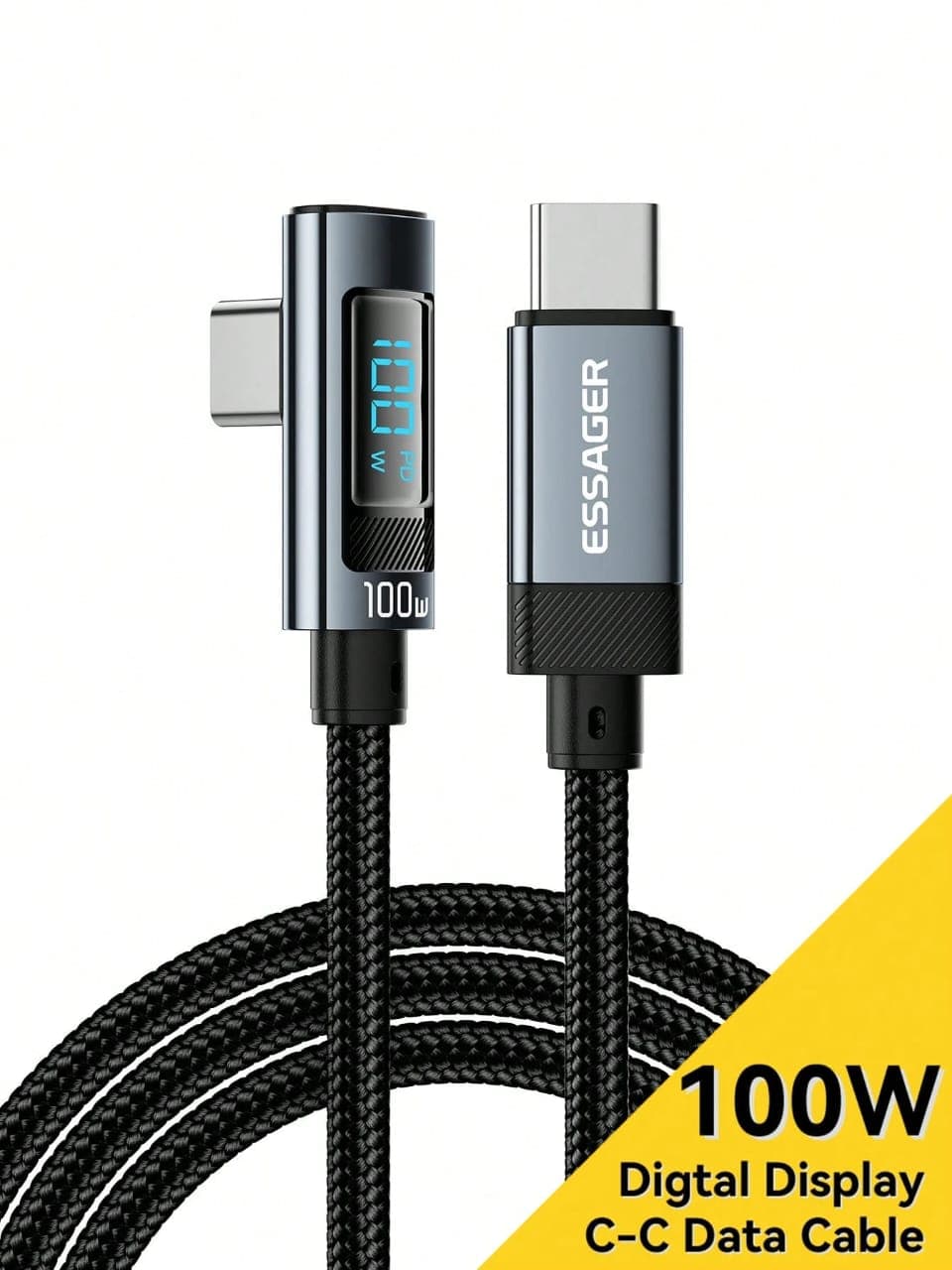 L057SN Essager 1M 100W USB-C to USB-C Fast Charging Cable