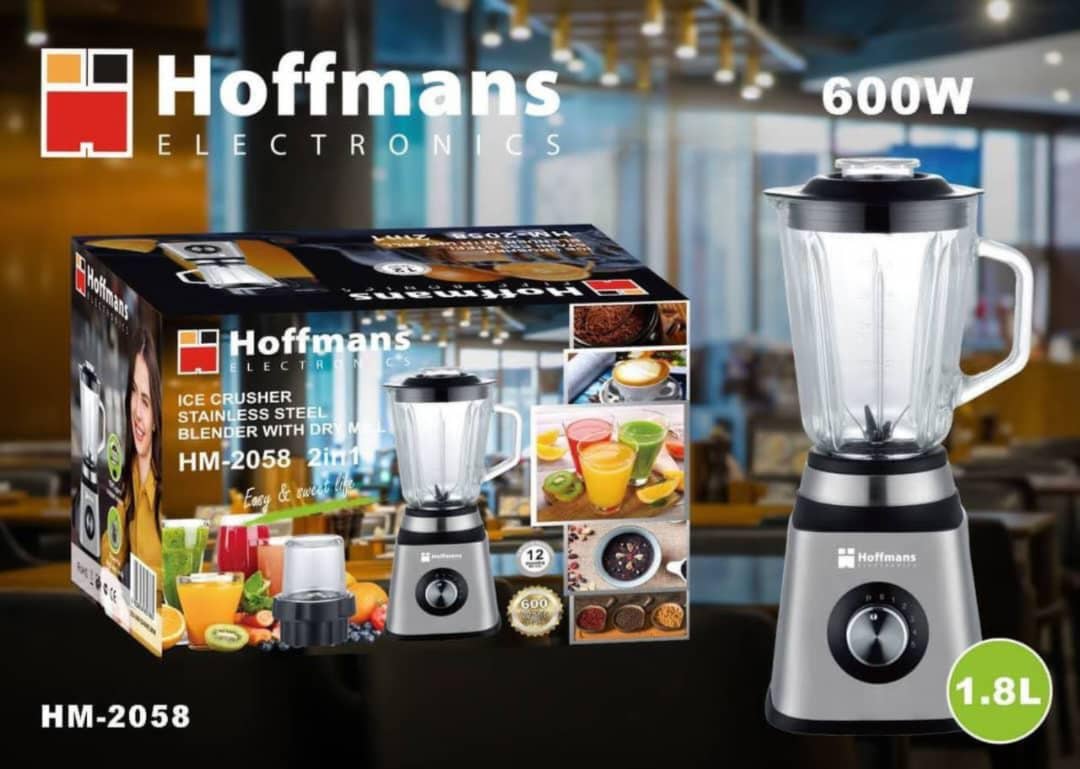 Hoffmans Blender HM 2058 β 600W | 1.8L π₯π₯€
