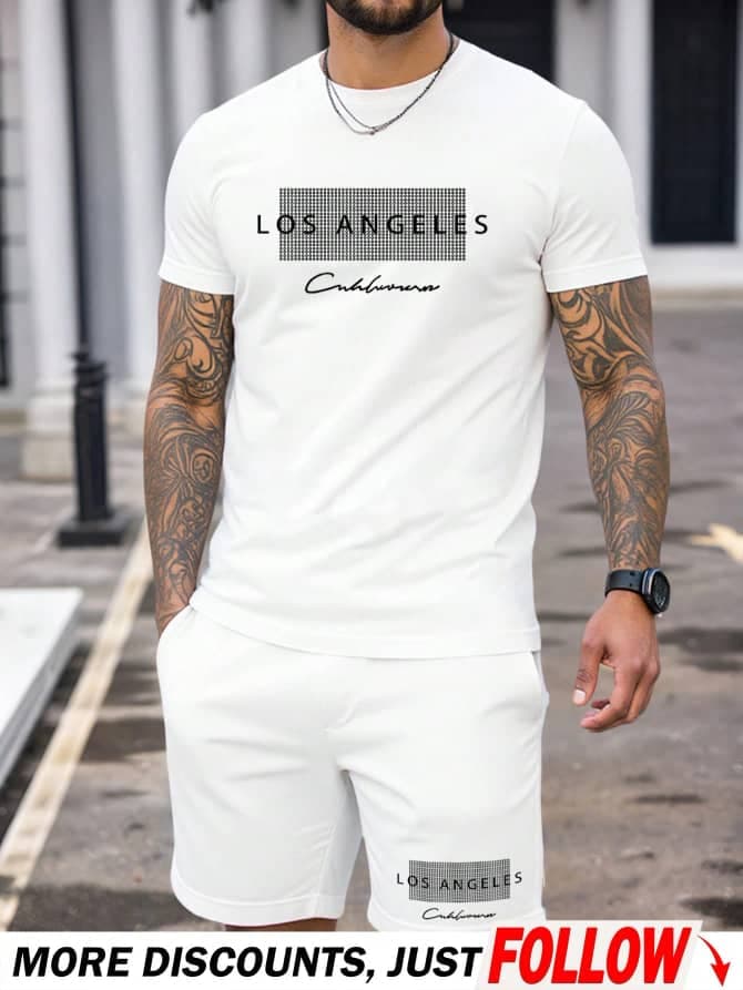 L008SN Sorvial Men's 2-Piece T-Shirt & Shorts Set