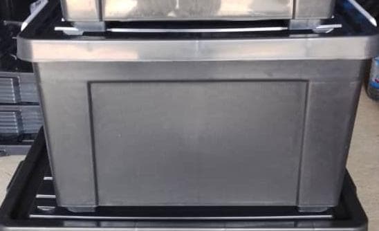 60L Black Storage Box