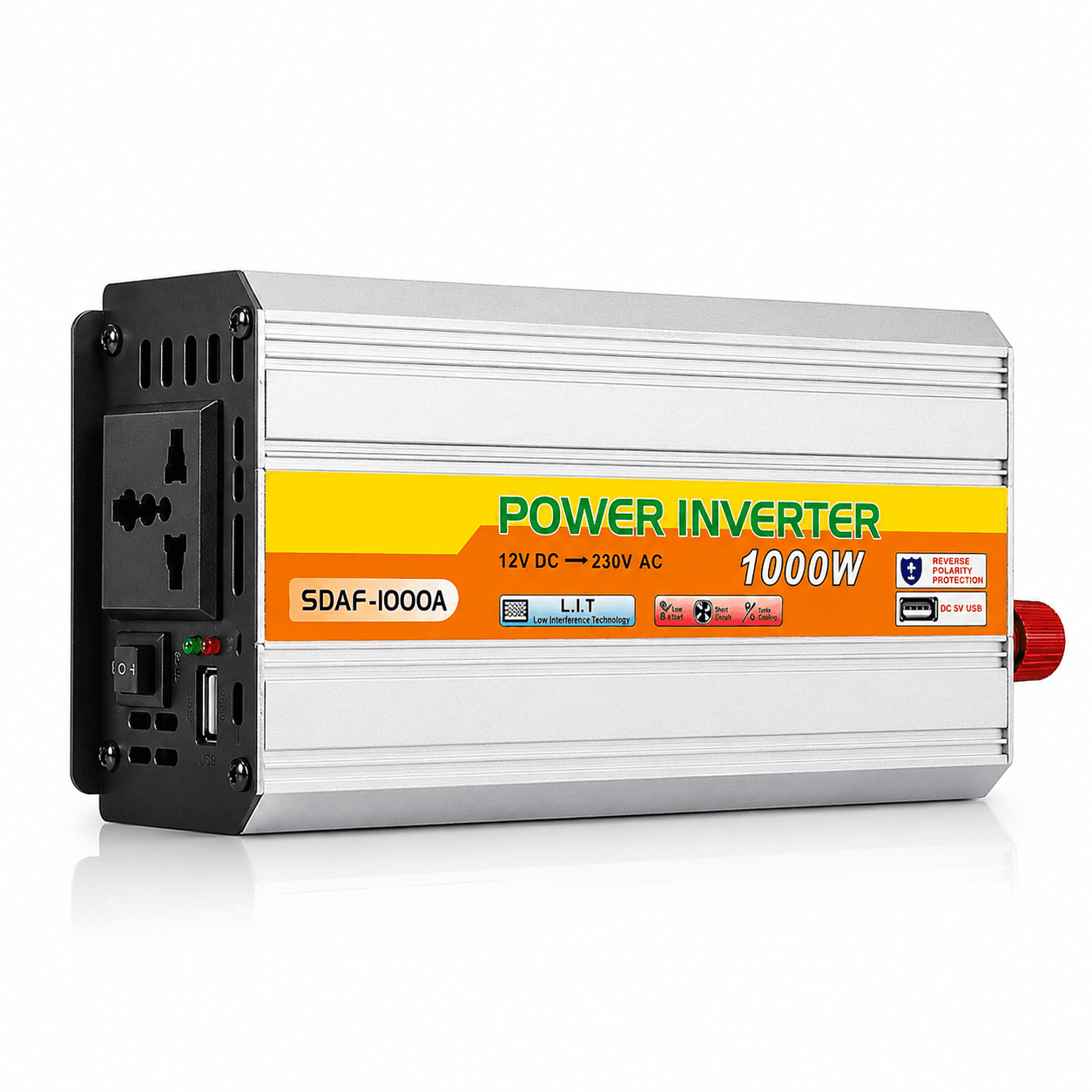 Bainoji 1000W Power Inverter 12V DC to 230V AC