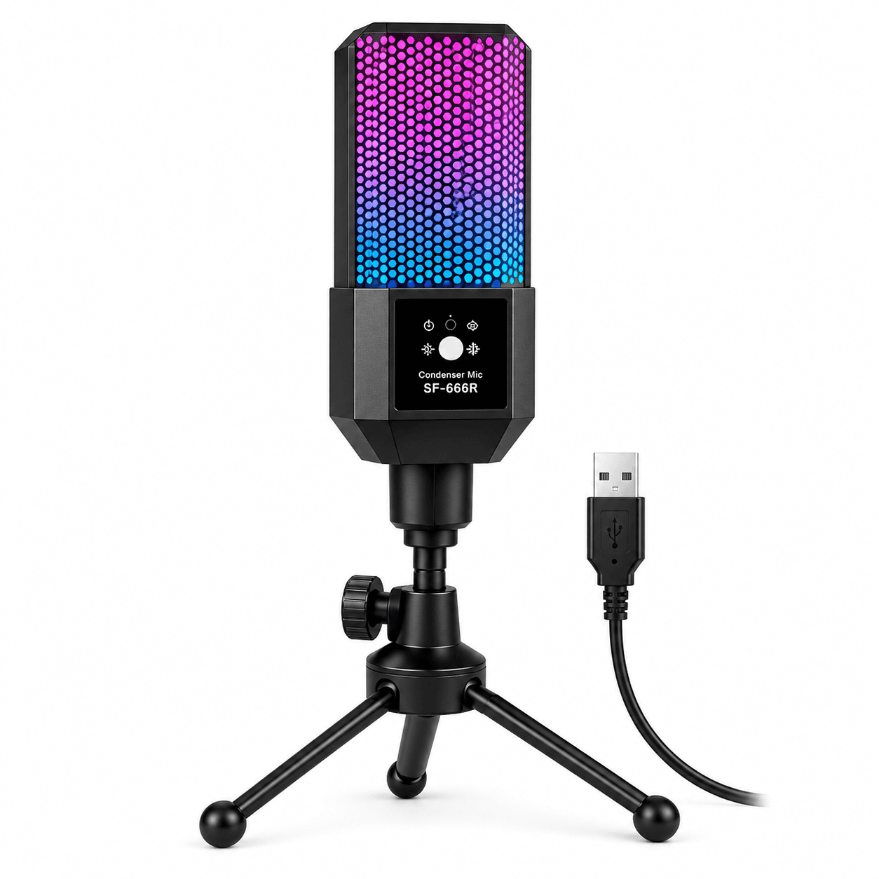 SF-666R RGB USB Condenser Microphone